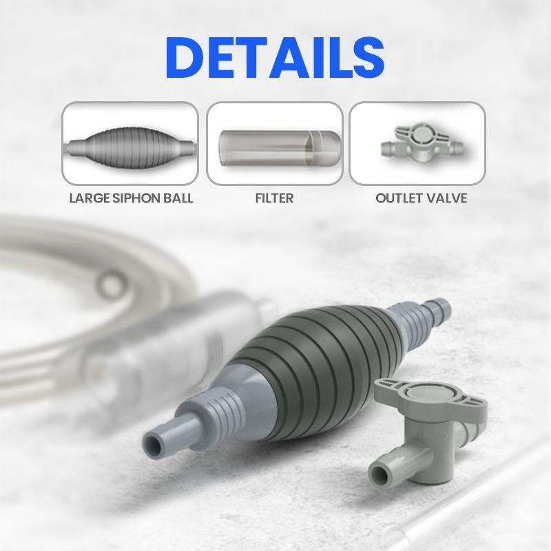 Fish Tank Poluautomatski izmjenjivač vode i čistač šljunka Akvarij za kornjače Vakuumski sifon Čistač vodene pumpe Dodaci za akvarij