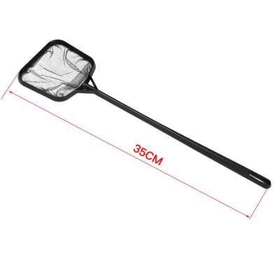 Sveķu zvejas tīkls ar garu rokturi Spēcīga nestspēja Kvadrātveida akvārija zivju tvertņu piederumi Dropshipping