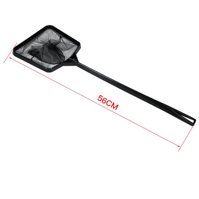 Sveķu zvejas tīkls ar garu rokturi Spēcīga nestspēja Kvadrātveida akvārija zivju tvertņu piederumi Dropshipping