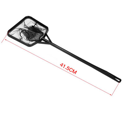 Sveķu zvejas tīkls ar garu rokturi Spēcīga nestspēja Kvadrātveida akvārija zivju tvertņu piederumi Dropshipping