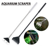 Oštrica strugača za akvarijske ribe od nehrđajućeg čelika Vodena voda Živa biljka Čišćenje trave Set višenamjenskih alata