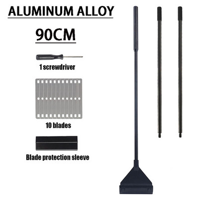 Oštrica strugača za akvarijske ribe od nehrđajućeg čelika Vodena voda Živa biljka Čišćenje trave Set višenamjenskih alata