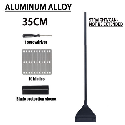 Oštrica strugača za akvarijske ribe od nehrđajućeg čelika Vodena voda Živa biljka Čišćenje trave Set višenamjenskih alata