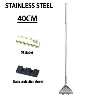 Oštrica strugača za akvarijske ribe od nehrđajućeg čelika Vodena voda Živa biljka Čišćenje trave Set višenamjenskih alata