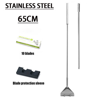 Oštrica strugača za akvarijske ribe od nehrđajućeg čelika Vodena voda Živa biljka Čišćenje trave Set višenamjenskih alata