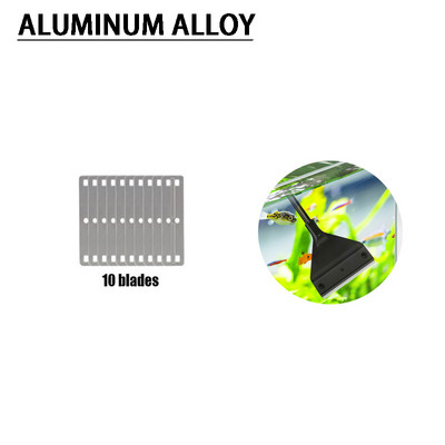 Oštrica strugača za akvarijske ribe od nehrđajućeg čelika Vodena voda Živa biljka Čišćenje trave Set višenamjenskih alata