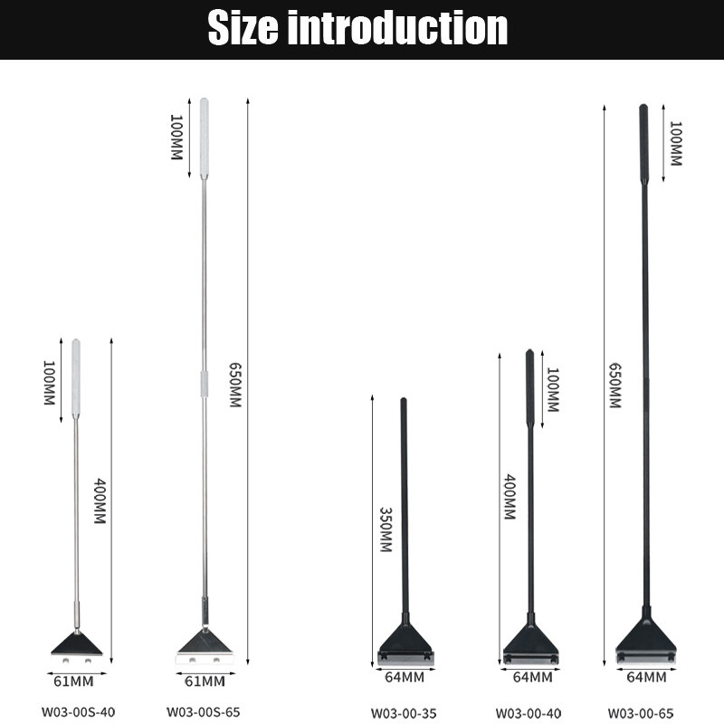 Oštrica strugača za akvarijske ribe od nehrđajućeg čelika Vodena voda Živa biljka Čišćenje trave Set višenamjenskih alata
