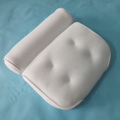 Jastuk za SPA kadu s vakuumskim čašicama za podršku za vrat i leđa Jastuk za naslon za glavu, podebljani za kućnu hidromasažnu kadu Kupaonski jastuk Dodaci