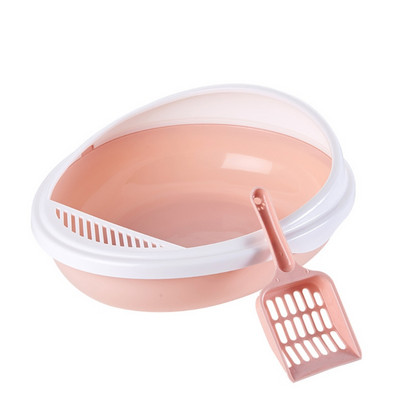 Kutija s pijeskom za mačke Pokrivena sanitarna posuda Pješčanik Zatvorena plastika 3 boje 41x25x9 cm Sanitarni WC Mačji WC Pet Jednostavan pristup wi
