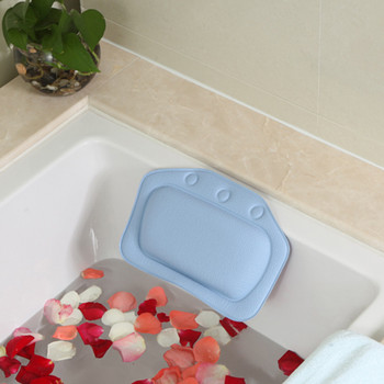 Водоустойчива възглавница за вана Нехлъзгащи се възглавници с вендузи Мека релаксираща спа възглавница за къпане Домашни аксесоари за баня