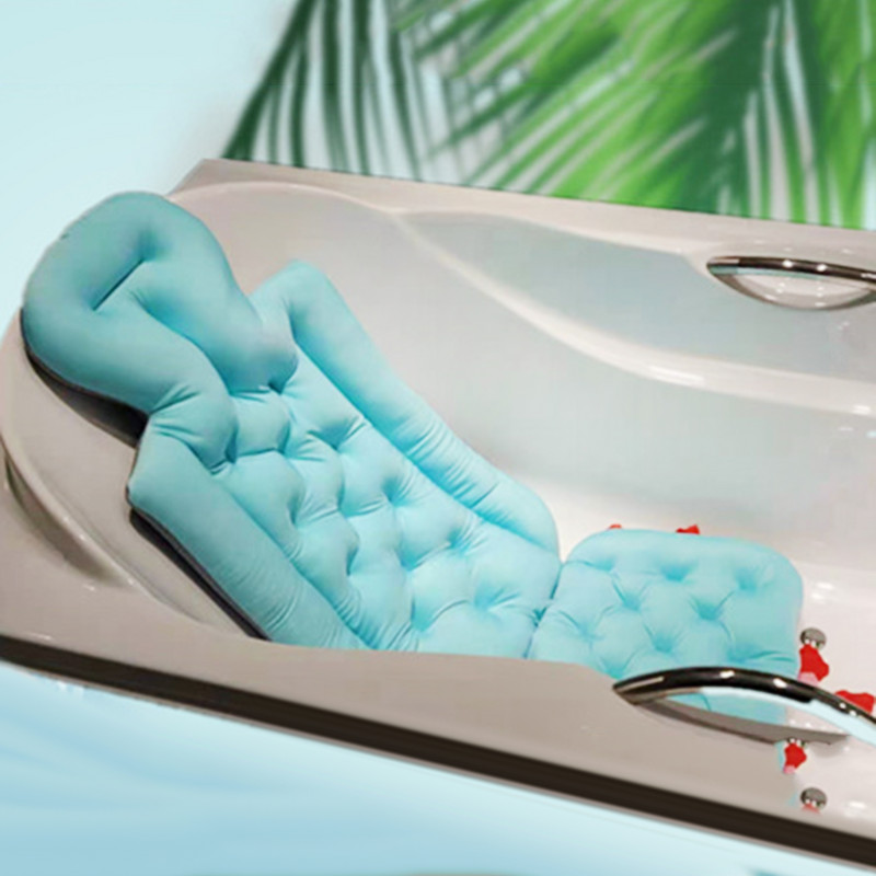 Jastuk za kupanje Jastuk za kupanje cijelog tijela Prozračni jastuk za naslon za glavu za SPA kupaonicu Neklizajući jastuk za kupanje Kadica Opuštajući jastuk za kadu