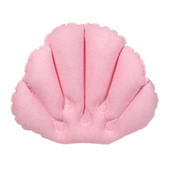 3 stiliaus pripučiamas kriauklės formos namų SPA vonios pagalvė pagalvė Vonios pagalvėlė Kaklo vonios pagalvėlės atrama su siurbimo taurelėmis