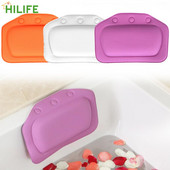 Jastuk za kadu za vrat Mekani naslon za glavu s vakuumskom čašicom SPA jastuk za kadu PVC kupaonski pribor 21*31 cm Dodaci za kupanje