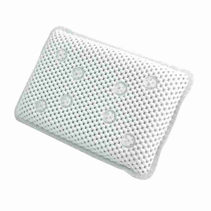 Vanna Spilvens Vanna Viesnīca Mājsaimniecības Komforts Polsterēts Sūkļains Spilvens Piesūcekņi Vannas istaba Luksusa Spa Relaksējoša Mīksta