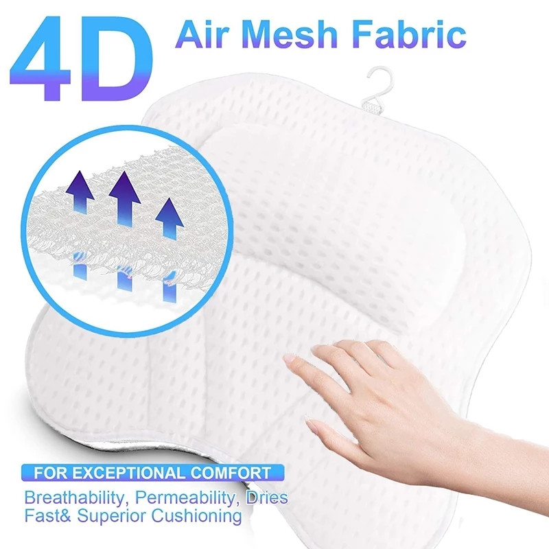 SPA Jastuk za kadu Neklizajuća meka kada Naslon za glavu Potpora za vrat Naslon za glavu Jastuk zadebljani Jastuk za kućnu toplu kupku Dodatak