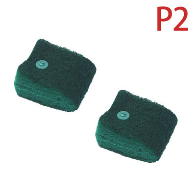 Dvipusis žuvų bako šepetėlio valiklis Akvariumo ilgas rankenos švaraus stiklo kempinės valymo įrankis