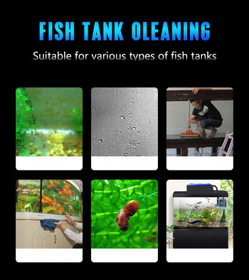 Mini Magnetic Brush Aquarium Fish Tank Glass Dust Algae Scraper Cleaner Floating Curve Super Magnet Window Glass Magic Brush