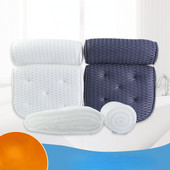 4D mrežasti jastuk za kupanje s vakuumskom čašicom Kupaonski jastuk jastuk za kupanje Neklizajući jastuk Spa jastuk za kupanje 3D mrežasti jastuk za kupanje