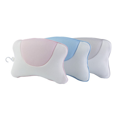 4D mrežasti jastuk za kupanje s vakuumskom čašicom Kupaonski jastuk jastuk za kupanje Neklizajući jastuk Spa jastuk za kupanje 3D mrežasti jastuk za kupanje