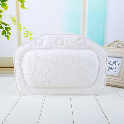 SPA Vannas spilvens Videi draudzīgs vannas istaba Ērts vannas spilvens Kakla vannas spilvens Mīksts galvas balsts Piesūceknis vannas spilvens