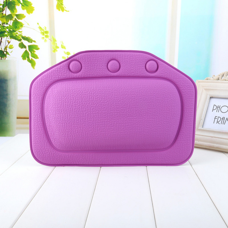 SPA Vannas spilvens Videi draudzīgs vannas istaba Ērts vannas spilvens Kakla vannas spilvens Mīksts galvas balsts Piesūceknis vannas spilvens