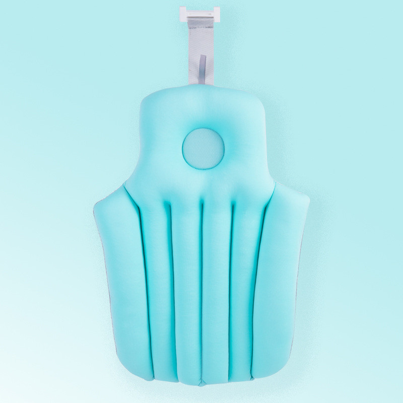 SPA vannas spilvens salokāms ar kaklu un muguru atbalstu galvas balsta spilvens, sabiezināts bērnu peldēšanās spilventiņš vanna vannas istabai ar vannu