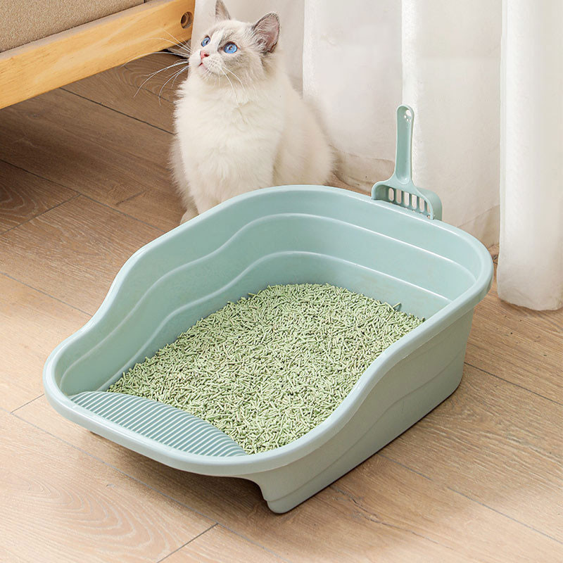 Lolojumdzīvnieku kaķu suņu tualetes pakaišu kaste Pretizšļakstīšanās trušu mazo žurku pakaišu kaste Necaurlaidīga kāmja tualete mājdzīvnieka kāmja kaķa suņa tualete