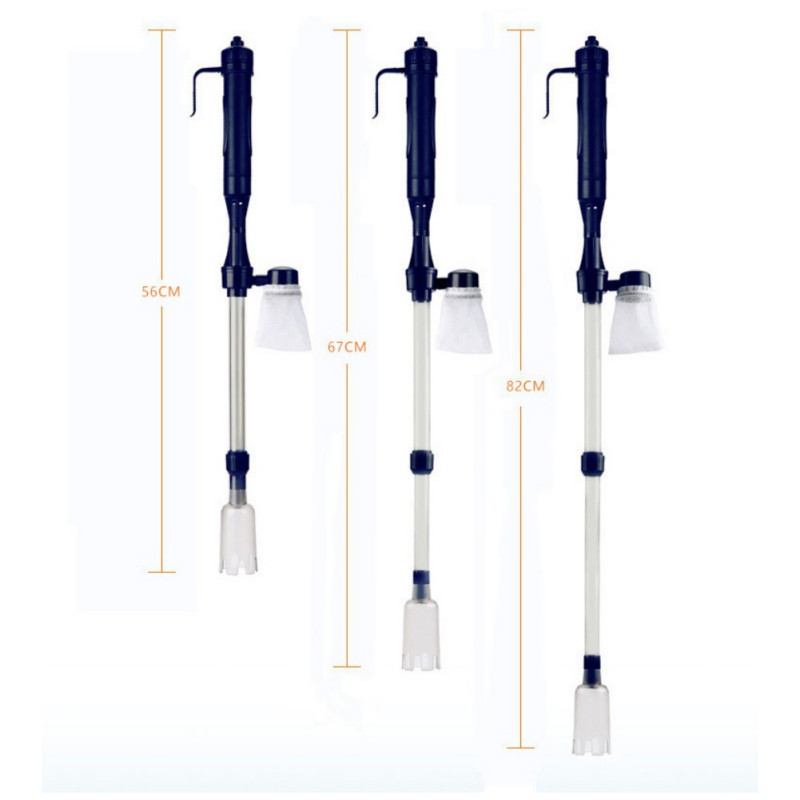 Električna pumpa za promjenu vode za akvarij Mjenjač vode u akvariju Čistač šljunka Sifon Perač pijeska Filter za vodu Pumpa Alati za čišćenje