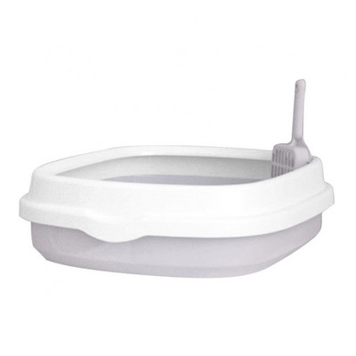 Kutija za pijesak Kutija za pijesak, mačka, mačić, plišana WC školjka, lopatica, kućni pješčanik protiv prskanja