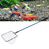 Akvarij s metalnim okvirom Zlatna ribica Mreža za slijetanje riba 8,5x6/10x8,5/13,3x10,8/15,3x12cm Fish Tank Plutajući alat za čišćenje s dugom ručkom Vruće