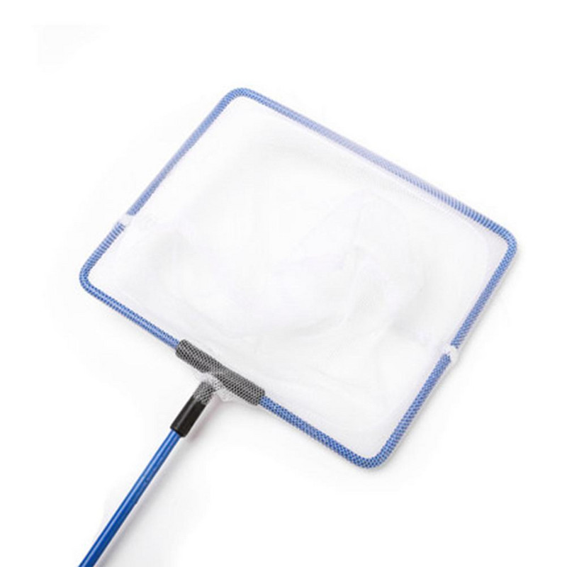 Akvarij s metalnim okvirom Zlatna ribica Mreža za slijetanje riba 8,5x6/10x8,5/13,3x10,8/15,3x12cm Fish Tank Plutajući alat za čišćenje s dugom ručkom Vruće