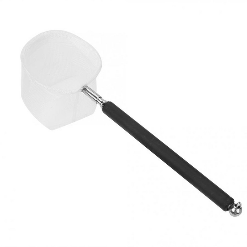 Mreža za hvatanje račića za akvarij Mreža za hvatanje akvarija Mala ribička mreža okruglog oblika na uvlačenje, mala šipka od nehrđajućeg čelika