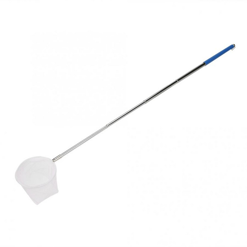 Mreža za hvatanje račića za akvarij Mreža za hvatanje akvarija Mala ribička mreža okruglog oblika na uvlačenje, mala šipka od nehrđajućeg čelika