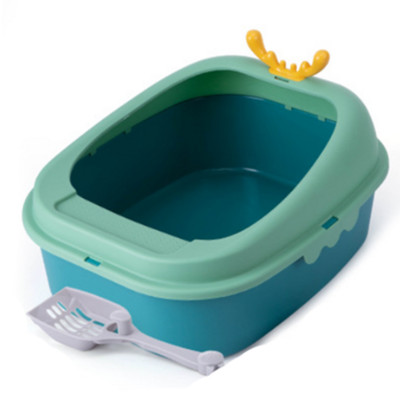Mačji WC za kućne ljubimce Plastična posuda za čišćenje Kućni kućni pribor za kućne ljubimce Lagani kućni ljubimci Kutija za mačji pijesak, otporna na pucanje, otporna na pucanje
