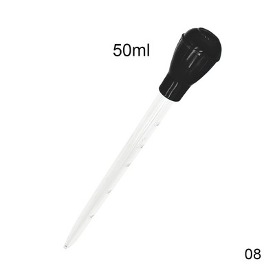 Lengthen Pipettes Akvārija sifons zivju tvertnes putekļu sūcējs Vienkāršs tīrīšanas līdzeklis akvārija ūdens mainītājam 29cm 45cm 30ml 50ml