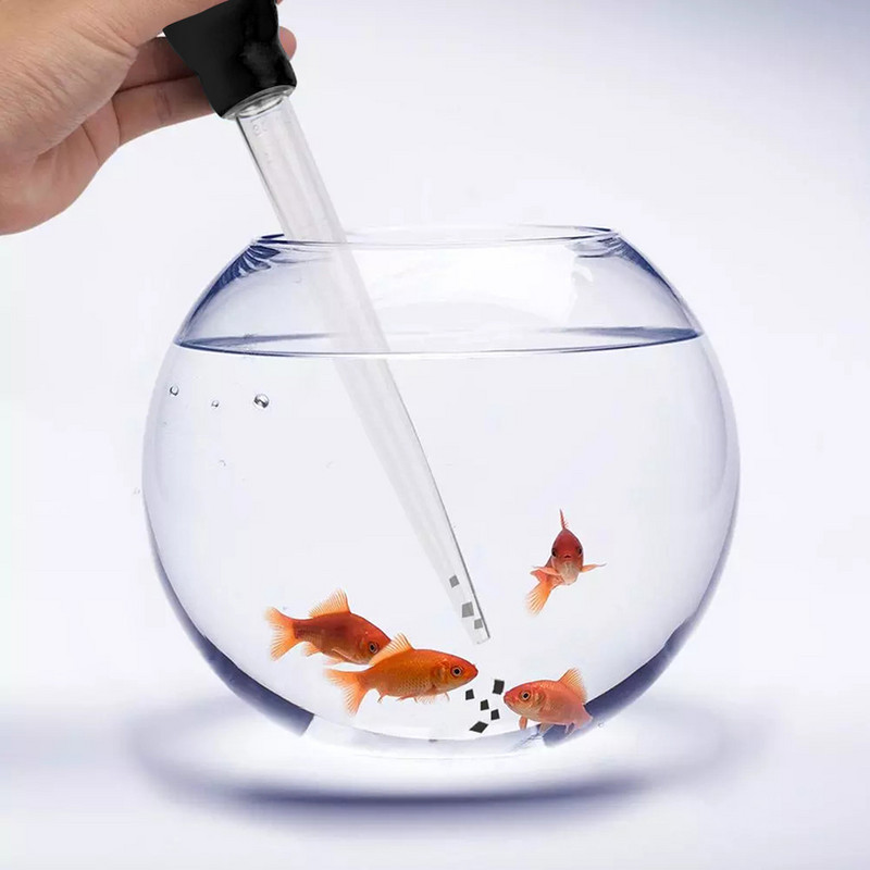 Lengthen Pipettes Akvārija sifons zivju tvertnes putekļu sūcējs Vienkāršs tīrīšanas līdzeklis akvārija ūdens mainītājam 29cm 45cm 30ml 50ml