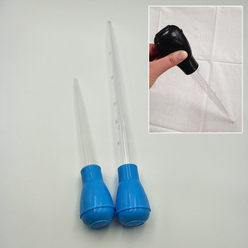 Lengthen Pipettes Akvārija sifons zivju tvertnes putekļu sūcējs Vienkāršs tīrīšanas līdzeklis akvārija ūdens mainītājam 29cm 45cm 30ml 50ml
