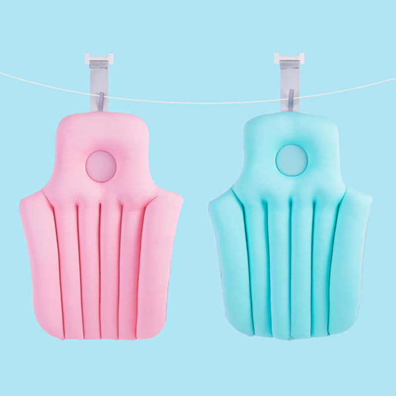 SPA Jastuk za kadu Sklopivi s potporom za vrat i leđa Jastuk za naslon za glavu Podebljana podloga za kupanje bebe Kadica za kadu u kupaonici