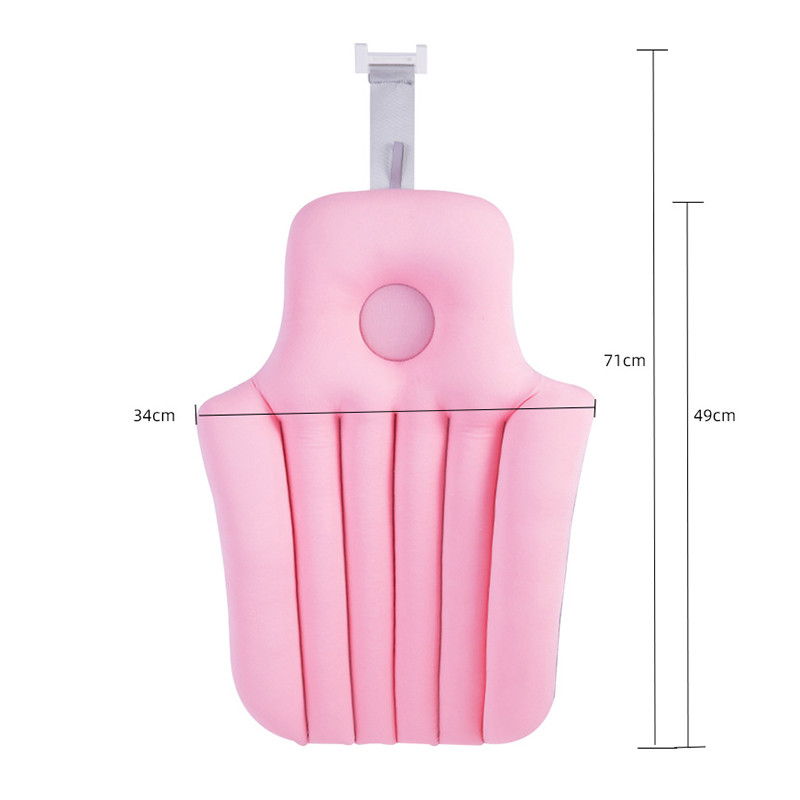 SPA Jastuk za kadu Sklopivi s potporom za vrat i leđa Jastuk za naslon za glavu Podebljana podloga za kupanje bebe Kadica za kadu u kupaonici