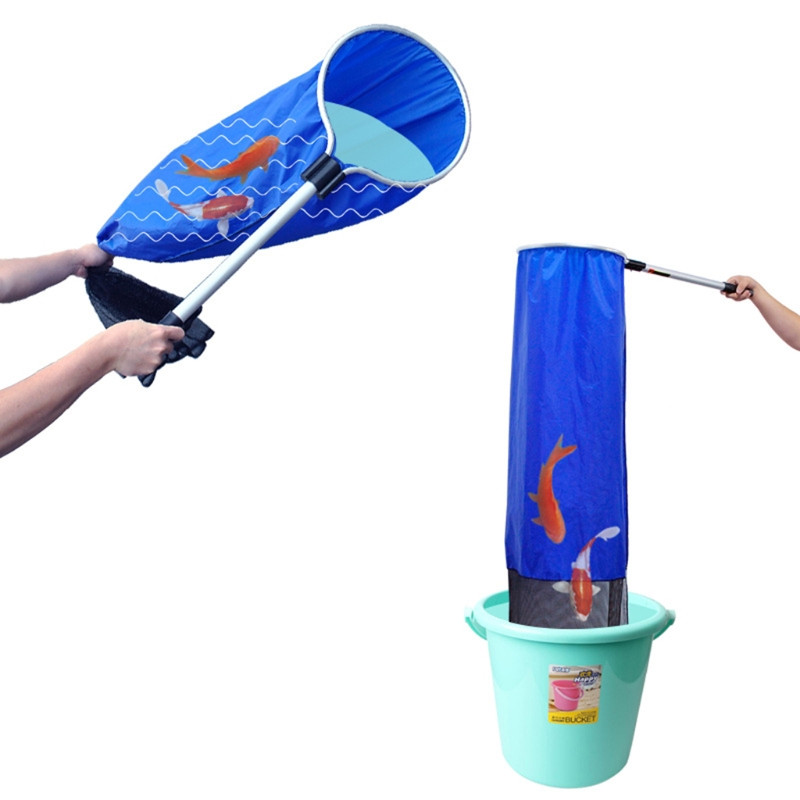 Mreža za čarape za akvarij Japanski koi Mreža za pecanje Mreža za pecanje Mreža za hvatanje riba Mekana mrežasta košara 85DA