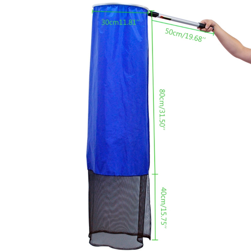 Mreža za čarape za akvarij Japanski koi Mreža za pecanje Mreža za pecanje Mreža za hvatanje riba Mekana mrežasta košara 85DA