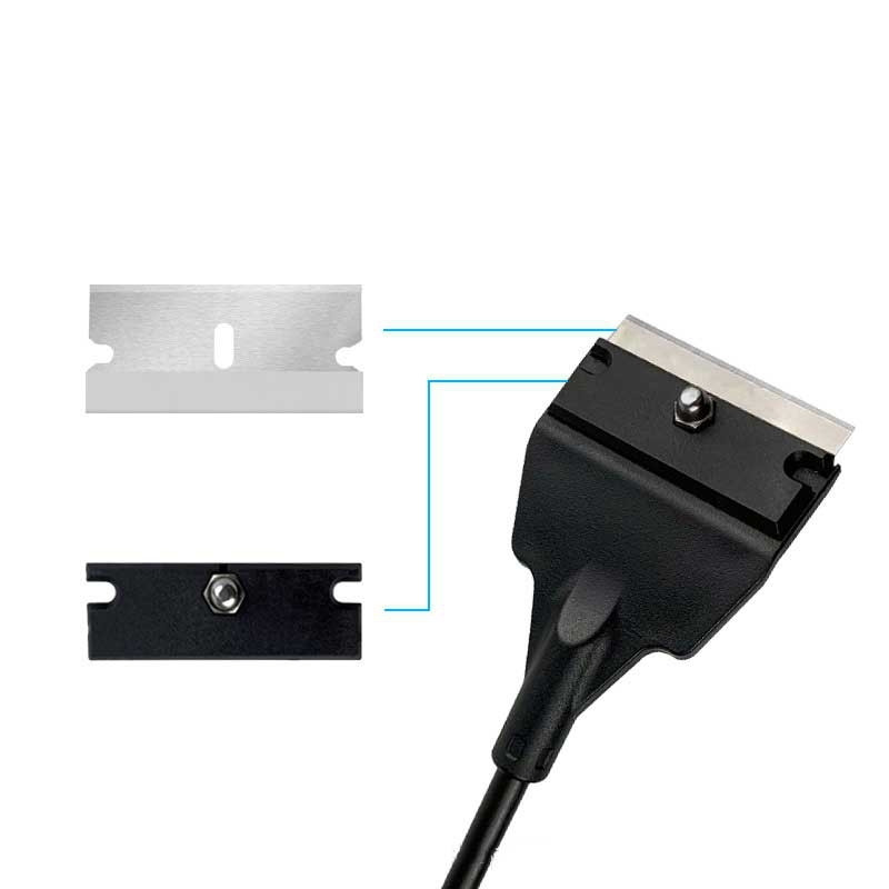 Nerūsējošā tērauda nazis akvārija zivju tvertnes aļģu skrāpja asmens ūdens ūdens dzīvs augu zāles tīrīšanas rīks baseina tīrīšanas komplekts