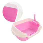 Kutija s pijeskom Kutija za mačke WC umivaonik Kutije Potrepštine Veliki mačići Mačke Prosijavanje Pokriveno Visoko čišćenje Otvorena posuda Samozatvoreni Mačići