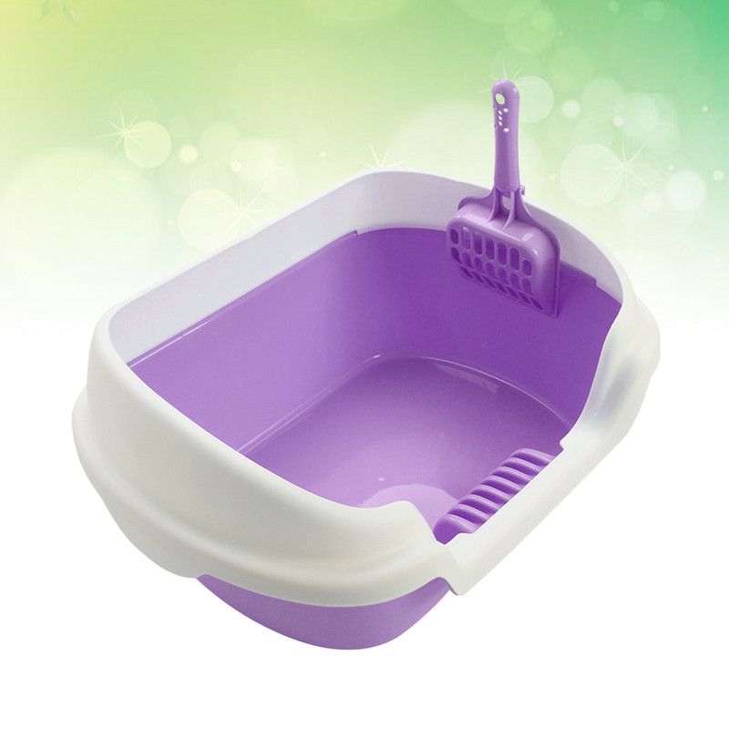 Kutija s pijeskom Kutija za mačke WC umivaonik Kutije Potrepštine Veliki mačići Mačke Prosijavanje Pokriveno Visoko čišćenje Otvorena posuda Samozatvoreni Mačići