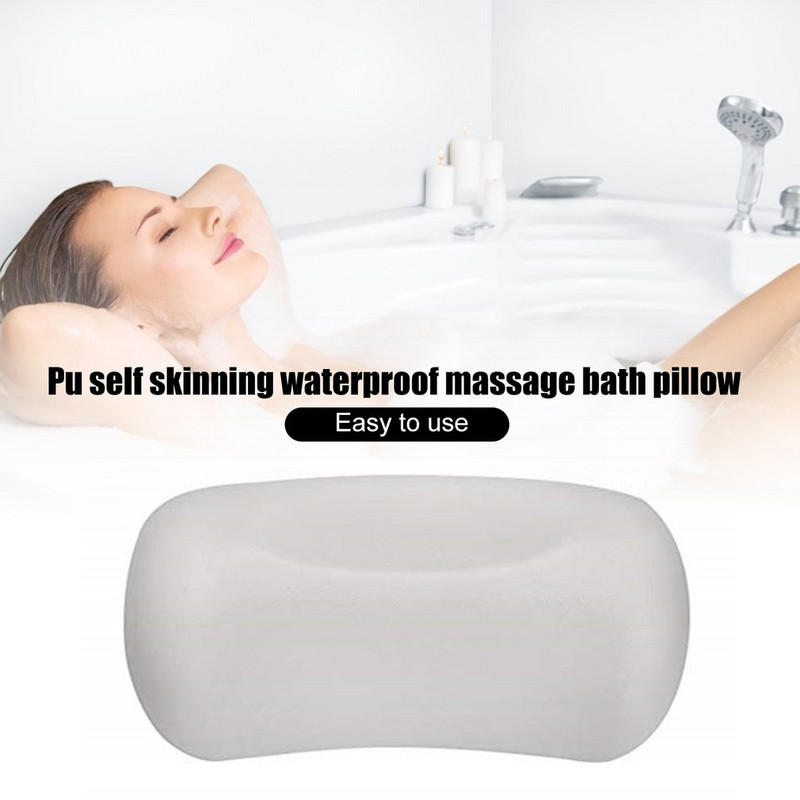 PU samoprekrivajući vodootporni masažni jastuci za kupanje Mekani jastuk za kadu s 2 sise Snažan neklizajući vodootporan prozračan