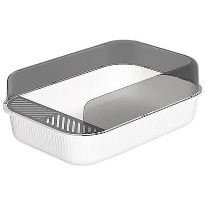 Kutija s pijeskom za mačiće Odvojivi WC školjka za kućne ljubimce Poluzatvoreni bazen za čišćenje mačaka Pješčanik protiv prskanja Kutija s pijeskom za mačke Predmeti za kućne ljubimce