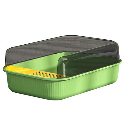 Kutija s pijeskom za mačiće Odvojivi WC školjka za kućne ljubimce Poluzatvoreni bazen za čišćenje mačaka Pješčanik protiv prskanja Kutija s pijeskom za mačke Predmeti za kućne ljubimce