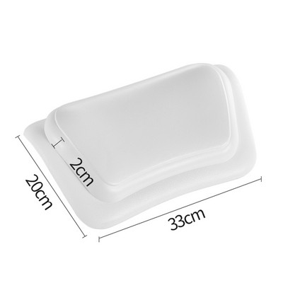 SPA jastuk od visokoelastičnih vlakana za kadu Silikonski vakuumski naslon za glavu Neklizajući vodootporni jastuk za vrat i leđa Naslon za glavu za kadu