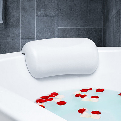 SPA Μαξιλάρι μπάνιου Αντιολισθητικό Προσκέφαλο Μπανιέρας Μαλακά αδιάβροχα μαξιλάρια μπάνιου με βεντούζες Εύκολο καθάρισμα Αξεσουάρ μπάνιου