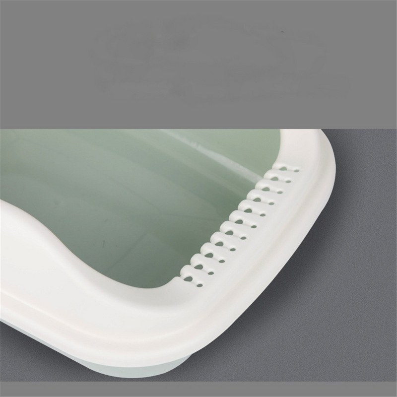 Poluzatvorena kutija za mačji pijesak s lopatom, plastične mačke, toalet za mokrenje, visoka ograda, odvojiva noćna posuda za kućne ljubimce, mače, štene, čista kašičica